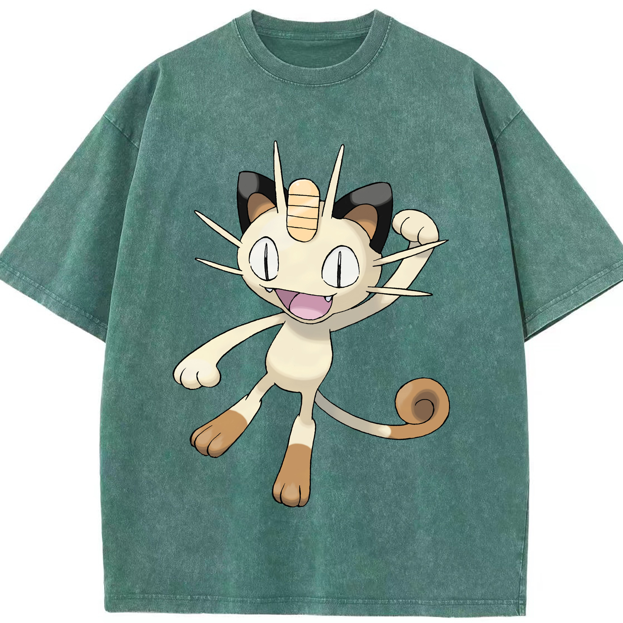 （画像用） ポケットモンスター Pokémon 綿100% ヴィンテージ風 半袖Tシャツ（フロントプリント）